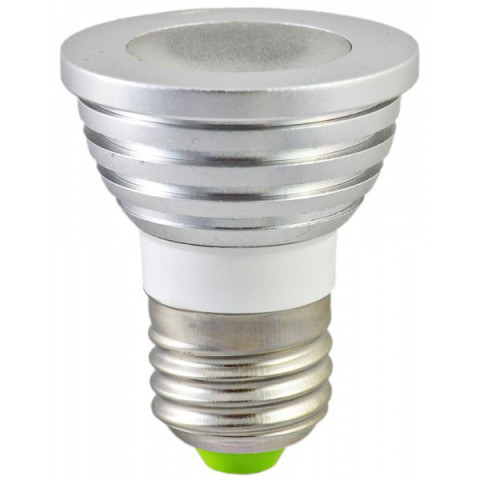 Ampoule led E27 3 watt (eq. 35 watt) RGB - Couleur eclairage - RGB