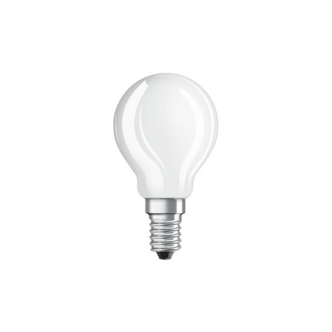 Ampoule led sphérique e14 3,2 watt (eq. 25 watt) retrofit osram - couleur - blanc chaud 2700°k, finition - dépolie