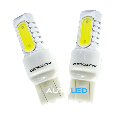 Ampoule led w21/5w / 4 leds blanc / led t20 autoled®