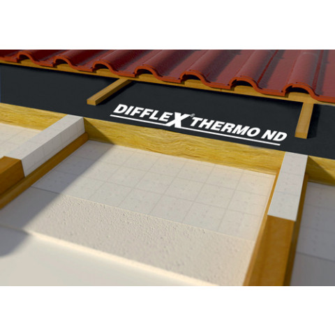 Ecran de sous-toiture Difflex Thermo ND 220 75 m²
