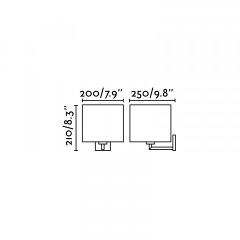 Aplique murale chrome sahara 1 ampoule