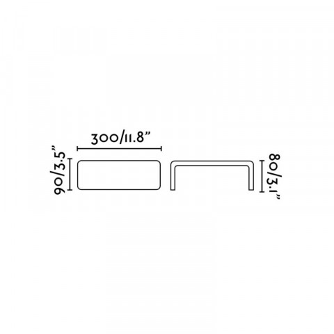 Aplique murale de jardin foncé bracket