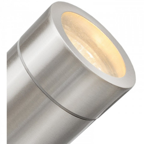 Applique d'extérieur chromée street 1 ampoule 16 cm