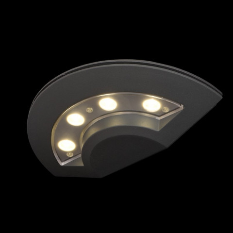 Applique d'extérieur noire street 1 ampoule 13 cm