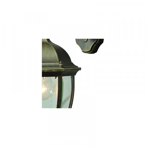 Applique d'extérieur noire street 1 ampoule 26 cm