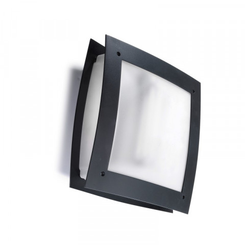Applique darwin, polycarbonate, gris urbain
