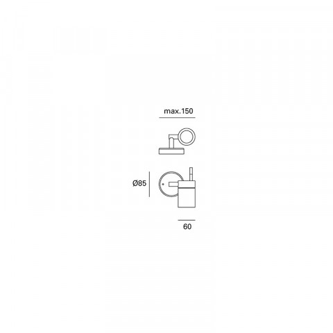 Applique de jardin adur 1 ampoule