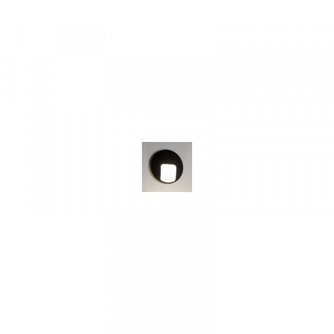 Applique led outdoor, fonte d'aluminium et verre, noir