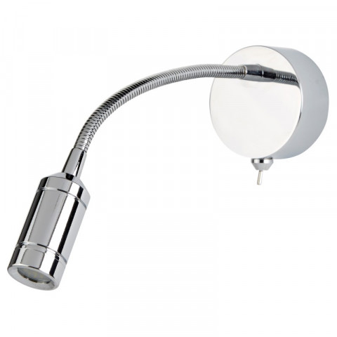 Applique/liseuse led, chrome
