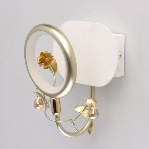 Applique murale argentée elegance   13 cm