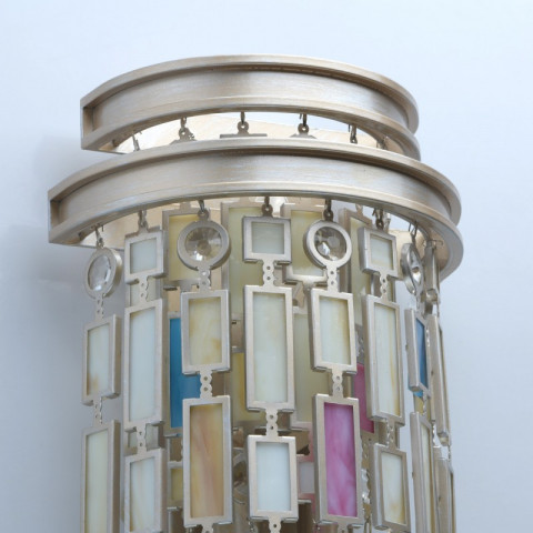 Applique murale beige loft 3 ampoules 14 cm
