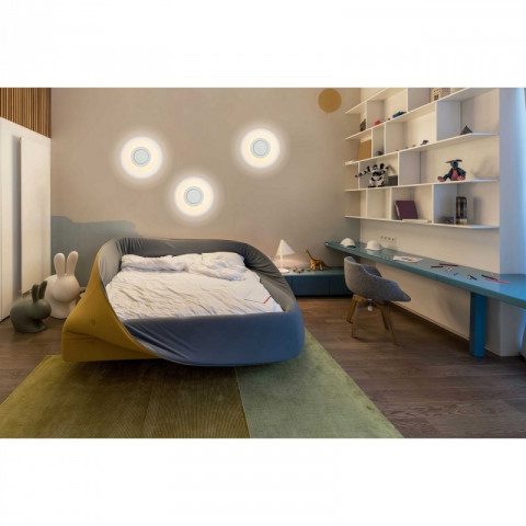 Applique murale blanche techno   5 cm