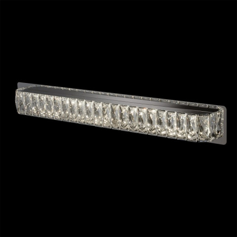 Applique murale chromée crystal 100 ampoules 10 cm