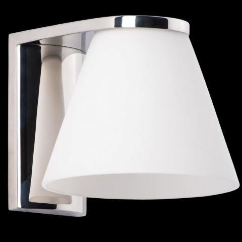 Applique murale chromée techno 1 ampoule 15 cm