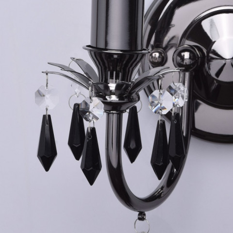 Applique murale grise classic 2 ampoules 16 cm