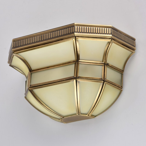 Applique murale laiton country 1 ampoule 12 cm