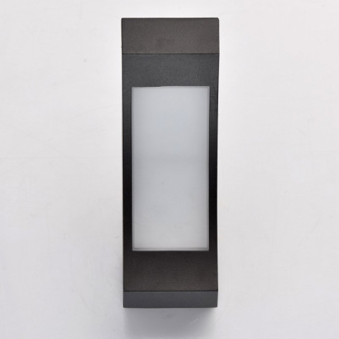 Applique murale noire street 1 ampoule 20 cm