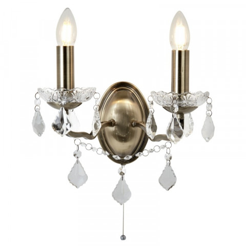 Applique paris, 2 ampoules - Coloris au choix