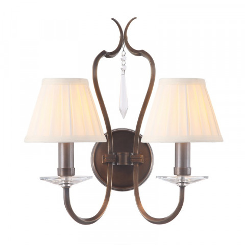 Applique pimlico, bronze foncé, 2 ampoules