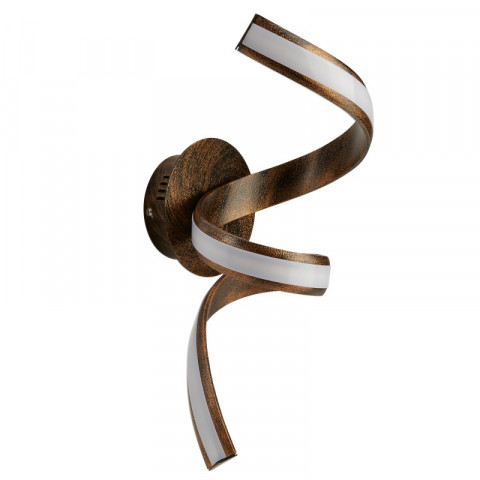 Applique ribbon, marron et acrylique