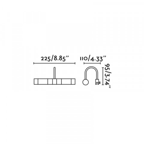 Applique salle de bains nickel mat relax 2 ampoules