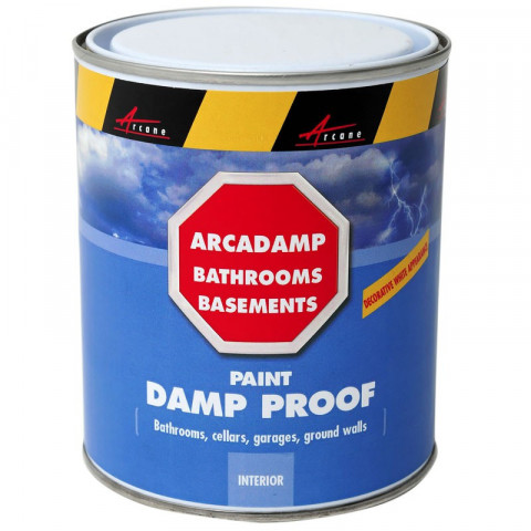 Arcane Industries Peinture Anti Humidite Mur Humide Platre Beton Placo Cave Sous Sol Salle De Bain Sdb Anti Moisissure Salpetre Isolante Arcascreen Contenance Au Choix Distriartisan