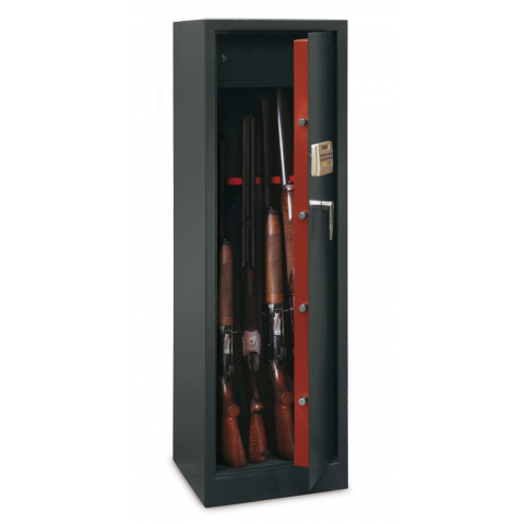 Armoire à fusils MONTERIA ouverture parclavier à code 5 fusils - 13286