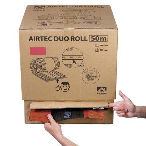 Closoir ventilé Airtec Duo Roll 50 m ocre 310 mm