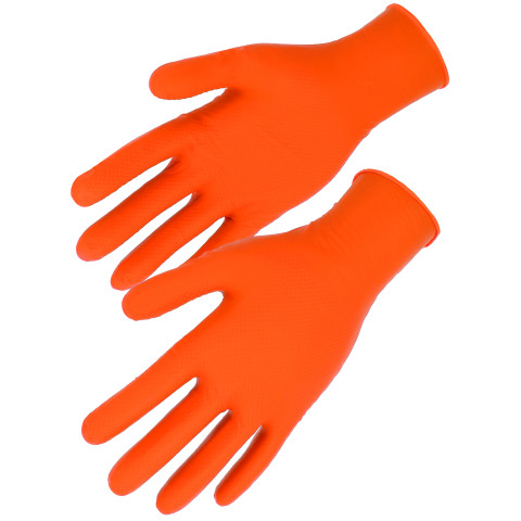 Gant nitrile AQL 1,5 - Boite de 100 - Finition gaufrée - Ambidextre - T.XL - SINGER FRERES - AUU700091
