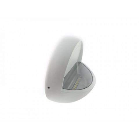 Applique murale led b22 7w ip44 blanc - couleur eclairage : blanc neutre 4000k - 5500k