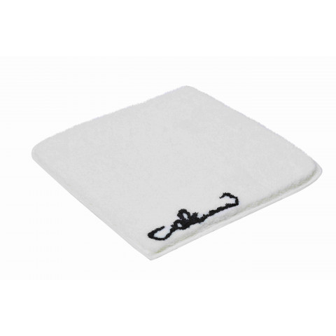 Tapis de salle de bain colani 40 blanc 60 x 60 cm