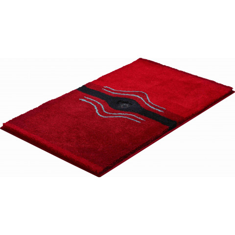 Tapis de salle de bain crystal light rubis 60 x 100 cm