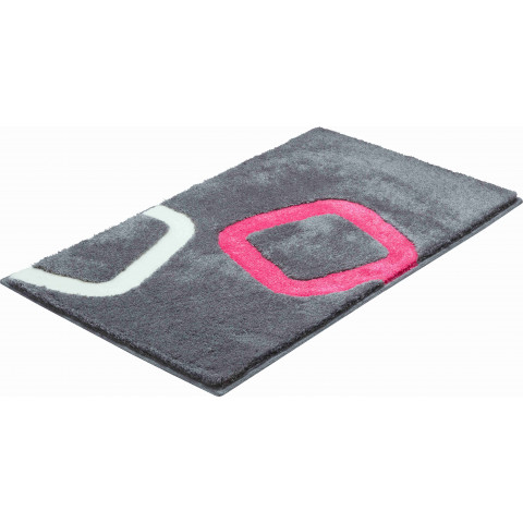 Tapis de salle de bain arolo rose 60 x 100 cm