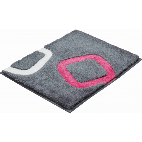Tapis de salle de bain arolo rose 50 x 60 cm