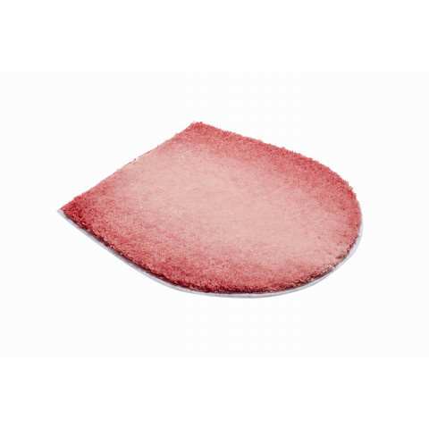 Tapis de salle de bain moon rose housse pour abattant wc 47 x 50 cm