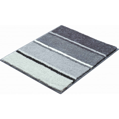 Tapis de salle de bain summertime gris 50 x 60 cm