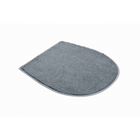 Tapis de salle de bain wings gris housse pour abattant wc 47 x 50 cm
