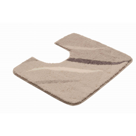 Tapis de salle de bain wings beige contour wc 50 x 60 cm