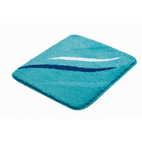 Tapis de salle de bain wings turquoise 50 x 60 cm