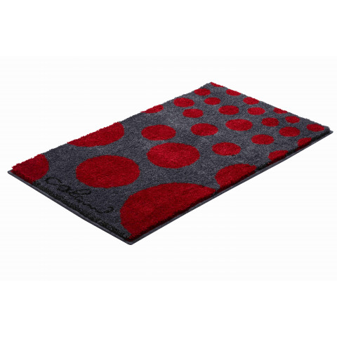 Tapis de salle de bain colani 16 rouge 60 x 100 cm
