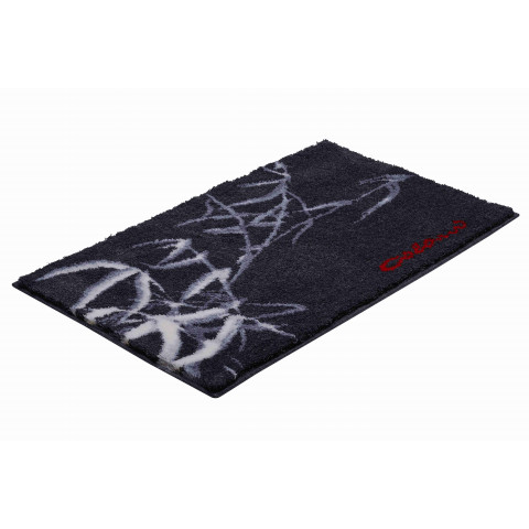 Tapis de salle de bain colani 23 anthracite 60 x 100 cm