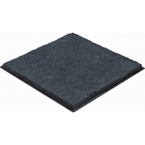 Tapis de salle de bain calo anthracite 60 x 60 cm
