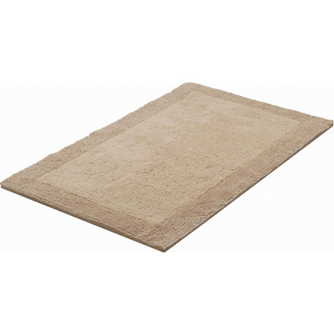 Tapis de salle de bain luxor beige 50 x 80 cm