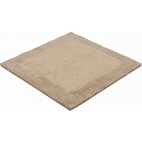 Tapis de salle de bain luxor beige 60 x 60 cm