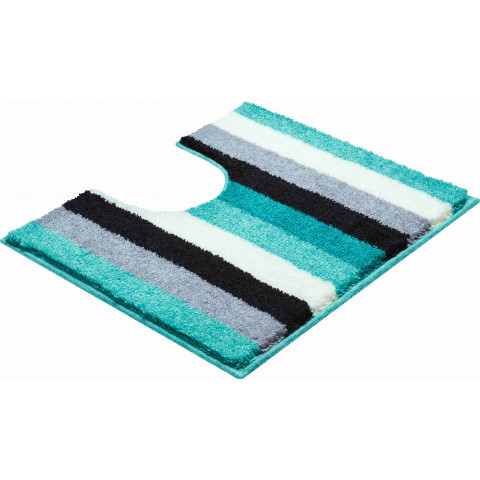 Tapis de salle de bain barcelona vert contour wc 50 x 60 cm
