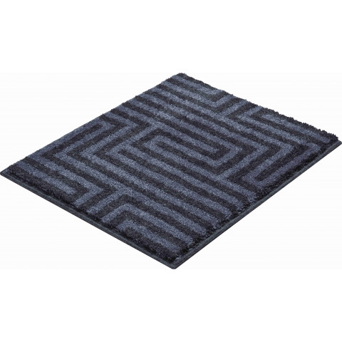 Tapis de salle de bain aruba anthracite 50 x 60 cm