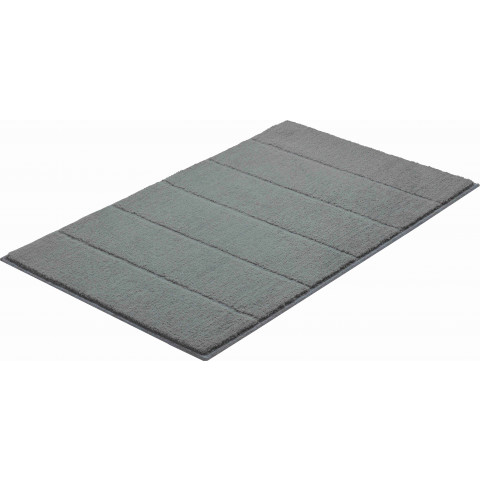 Tapis de salle de bain levio anthracite 60 x 100 cm