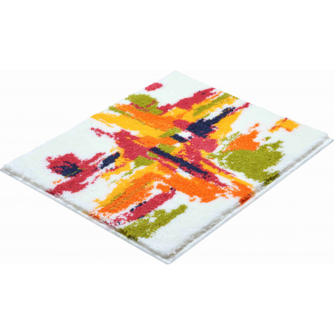 Tapis de salle de bain mezzo blanc 50 x 60 cm