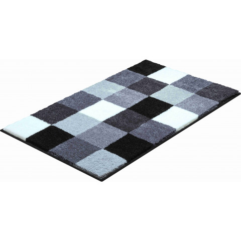 Tapis de salle de bain bona gris 70 x 120 cm