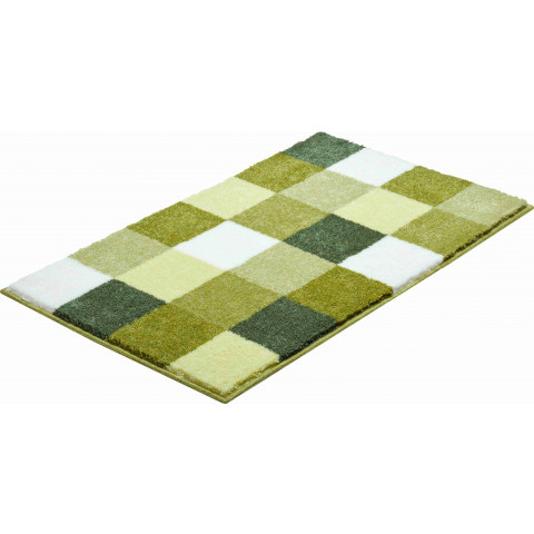 Tapis de salle de bain bona vert 80 x 140 cm